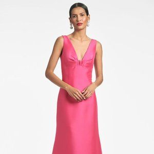 Sachin & Babi Evan Gown Fuchsia NWT